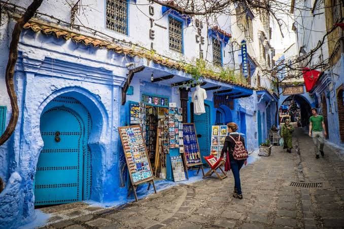 Blue Medina Streets