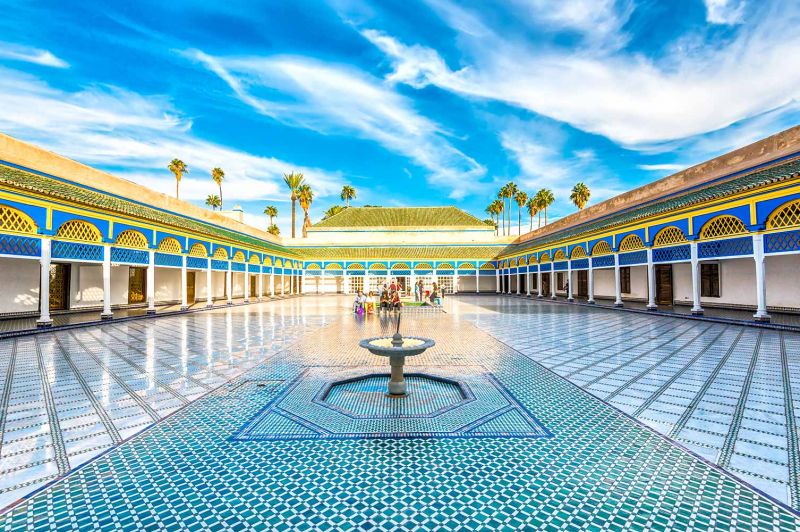 Bahia Palace attraction in Marrakech
